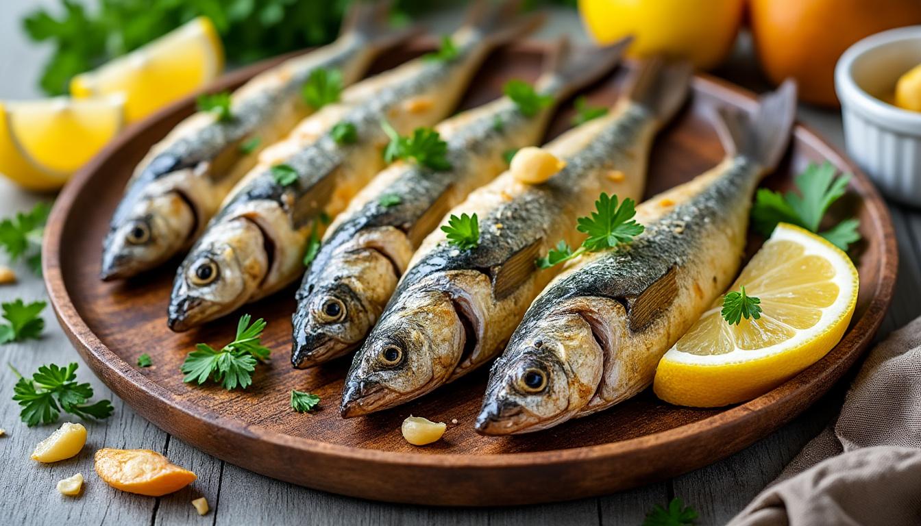 découvrez un menu estival savoureux : aubergines rôties nappées de tahini, sardines au four relevées de citron et d’ail, suivies d’un trifle gourmand aux fruits d’été. des recettes faciles pour un repas plein de fraîcheur et de saveurs méditerranéennes.
