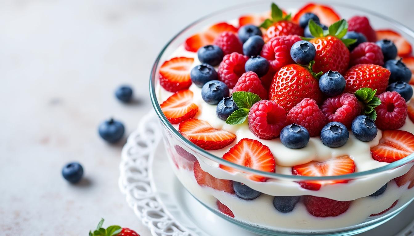 découvrez un menu estival gourmand : aubergines rôties nappées de tahini, sardines au four relevées au citron et à l’ail, et un trifle rafraîchissant aux fruits d’été. des recettes faciles et savoureuses pour régaler vos convives !