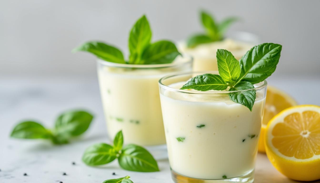 savourez un menu italien raffiné : bruschetta tomates-basilic en entrée, côtes d’agneau grillées aux herbes en plat, et une crème légère citron-basilic en dessert. un trio gourmand, frais et parfumé !