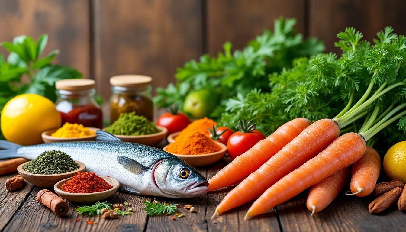 Carottes nouvelles râpées au cumin et citron / Cabillaud rôti, sauce vierge / Poires au vin blanc et vanille (servies froides) découvrez un menu frais et savoureux : carottes nouvelles râpées subtilement parfumées au cumin et citron, cabillaud rôti accompagné d'une sauce vierge, puis poires au vin blanc et vanille servies froides pour une touche sucrée délicate.