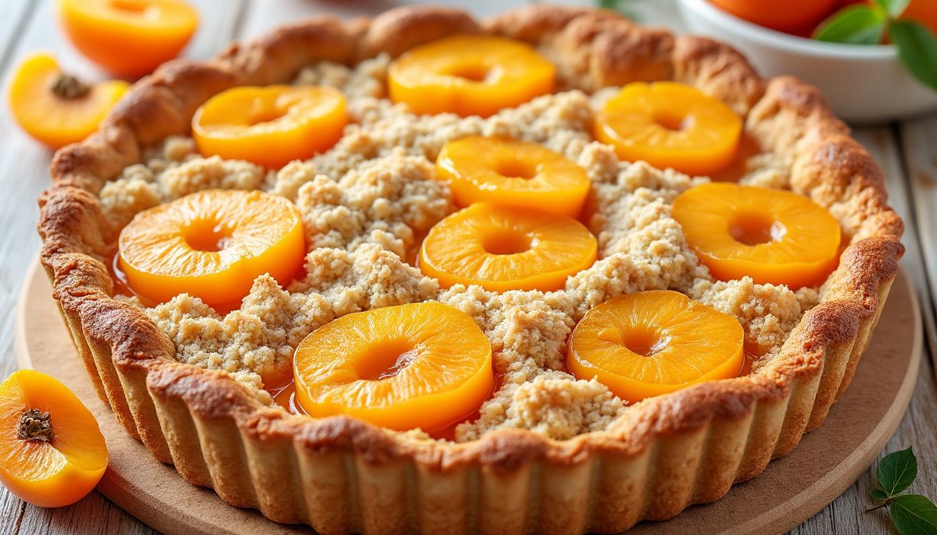 Carpaccio de courgette jaune au parmesan / Épeautre aux tomates rôties et olives / Crumble aux abricots savourez un menu estival alliant fraîcheur et gourmandise : carpaccio de courgette jaune au parmesan, épeautre aux tomates rôties et olives, et crumble aux abricots pour une touche sucrée légère.