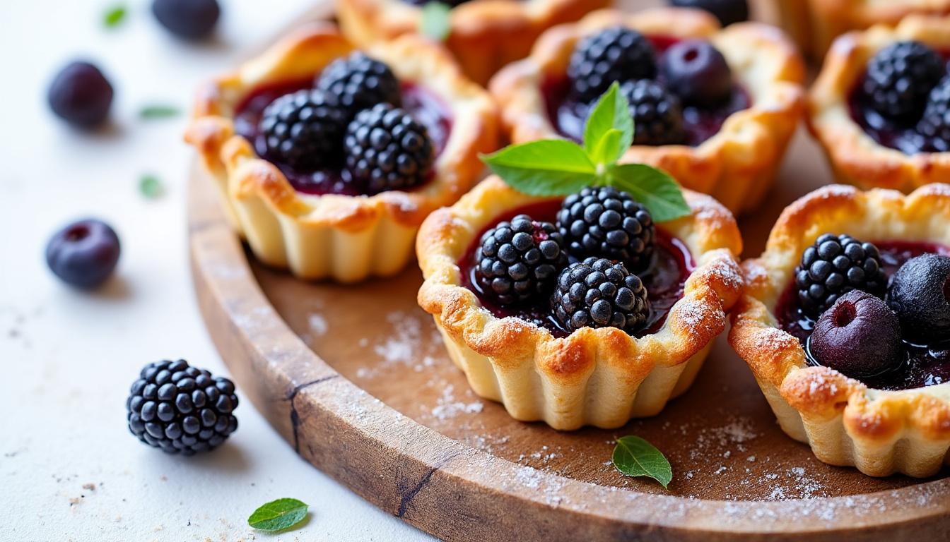 Carpaccio de melon au jambon cru / Pâtes au pistou et pignons / Tartelettes aux mûres savourez un menu estival raffiné avec un carpaccio de melon au jambon cru, des pâtes fraîches au pistou et pignons, suivi de délicieuses tartelettes aux mûres. des recettes gourmandes et conviviales pour régaler vos invités.