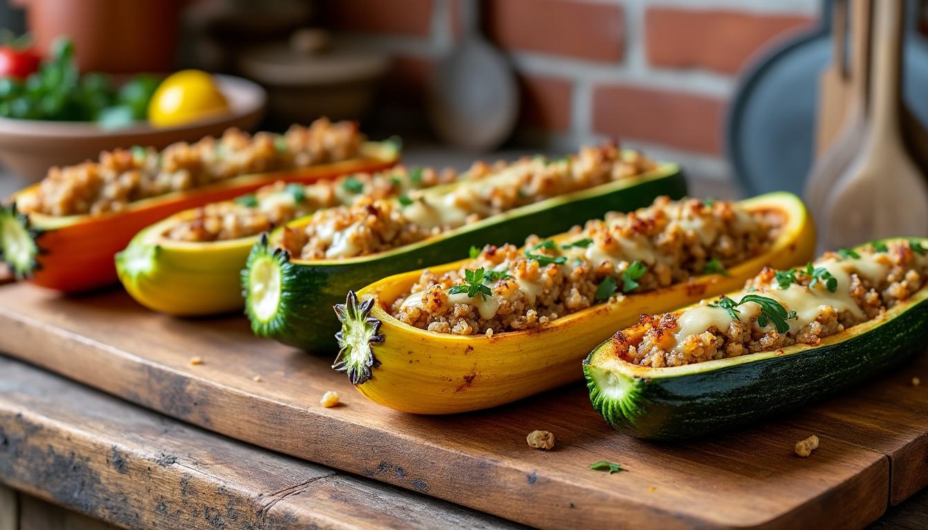 Haricots coco, tomates et oignon rouge / Courgettes farcies au quinoa / Tarte rustique aux figues découvrez un menu savoureux composé de haricots coco mijotés avec des tomates et de l’oignon rouge, de courgettes farcies au quinoa, suivi d’une tarte rustique aux figues gourmande et de saison. idéal pour un repas estival, équilibré et plein de saveurs.