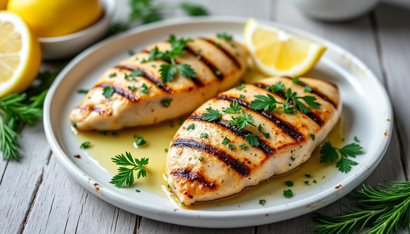 découvrez un menu gourmand et coloré : houmous à la betterave et au sésame, poulet tendre mariné au yaourt, citron et herbes, puis fraises fraîches relevées d'une touche de balsamique. une expérience culinaire fraîche et raffinée.