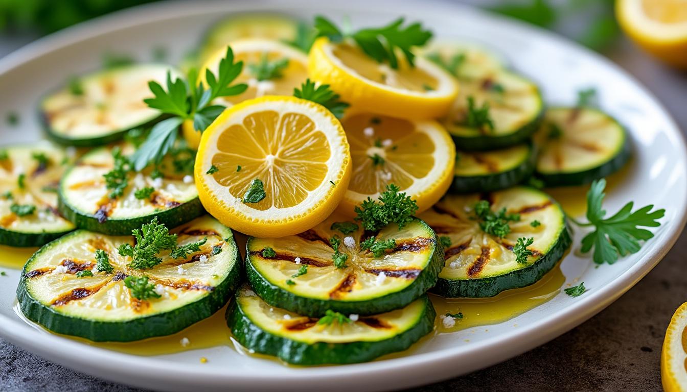 Salade de courgettes, citron confit et herbes / Tarte tatin de tomates cerises / Gâteau renversé aux abricots découvrez un menu estival composé d'une salade fraîche de courgettes au citron confit et herbes, suivi d'une tarte tatin savoureuse aux tomates cerises, et terminez sur une note sucrée avec un gâteau renversé aux abricots.