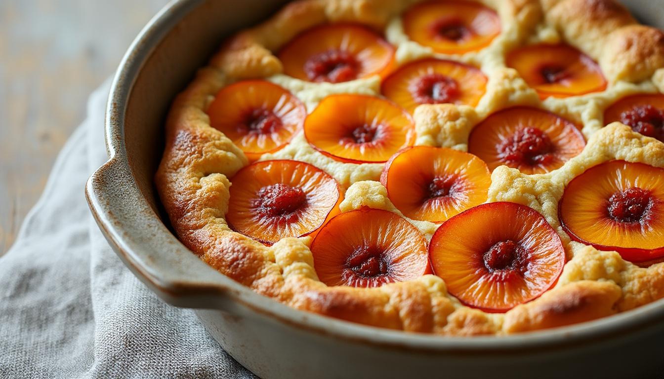 Salade de pois chiches au thon et cébette / Pizza blanche courgette-ricotta / Clafoutis aux nectarines découvrez un menu savoureux : salade de pois chiches au thon et cébette, pizza blanche garnie de courgettes et ricotta, et pour finir un délicieux clafoutis aux nectarines. idéal pour un repas estival complet et gourmand !