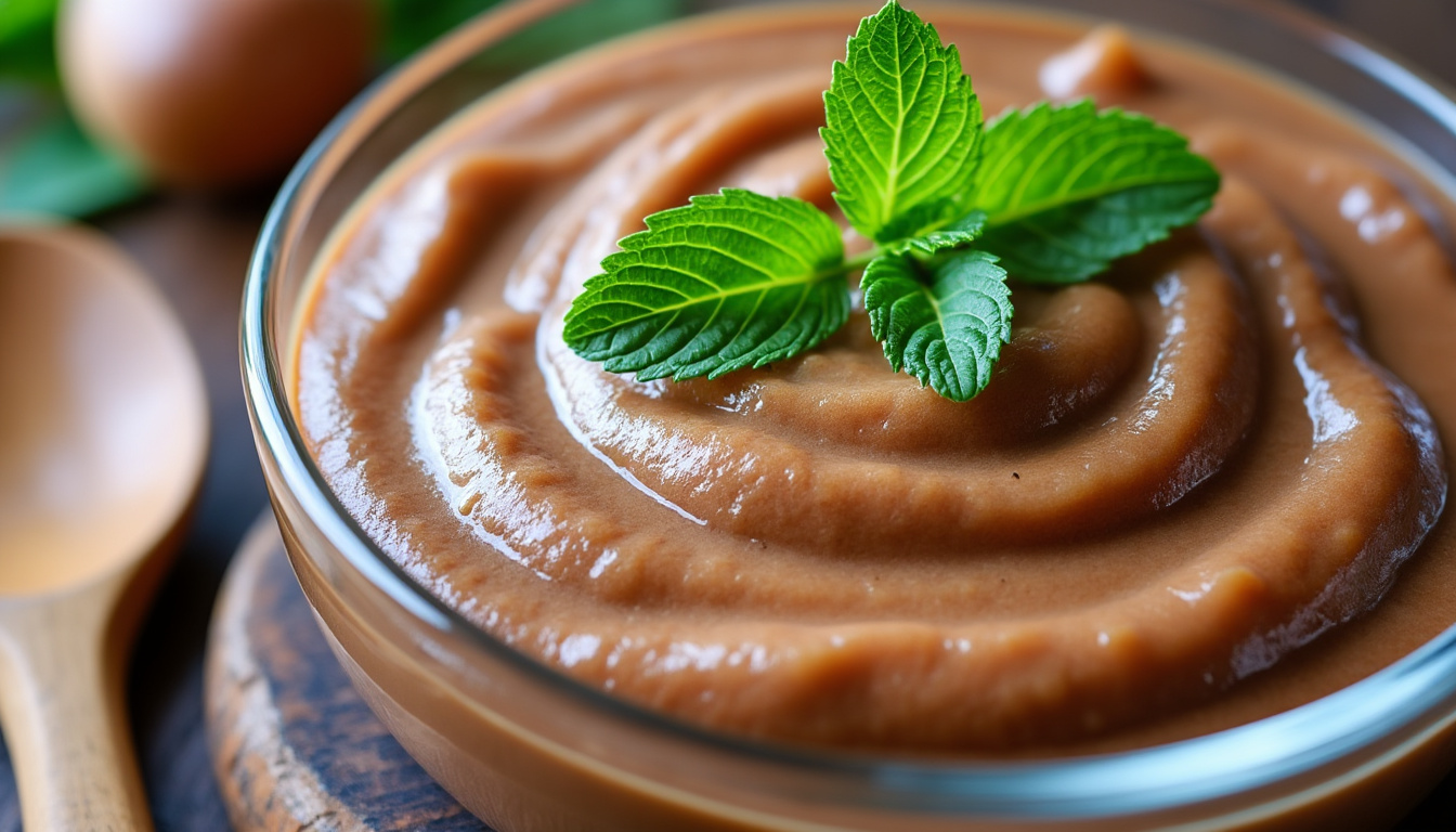 découvrez un menu d'automne gourmand : salade d’épeautre au potimarron, filet mignon rôti aux oignons caramélisés accompagné de légumes rôtis, et une délicieuse crème de marrons maison parfumée à la menthe.