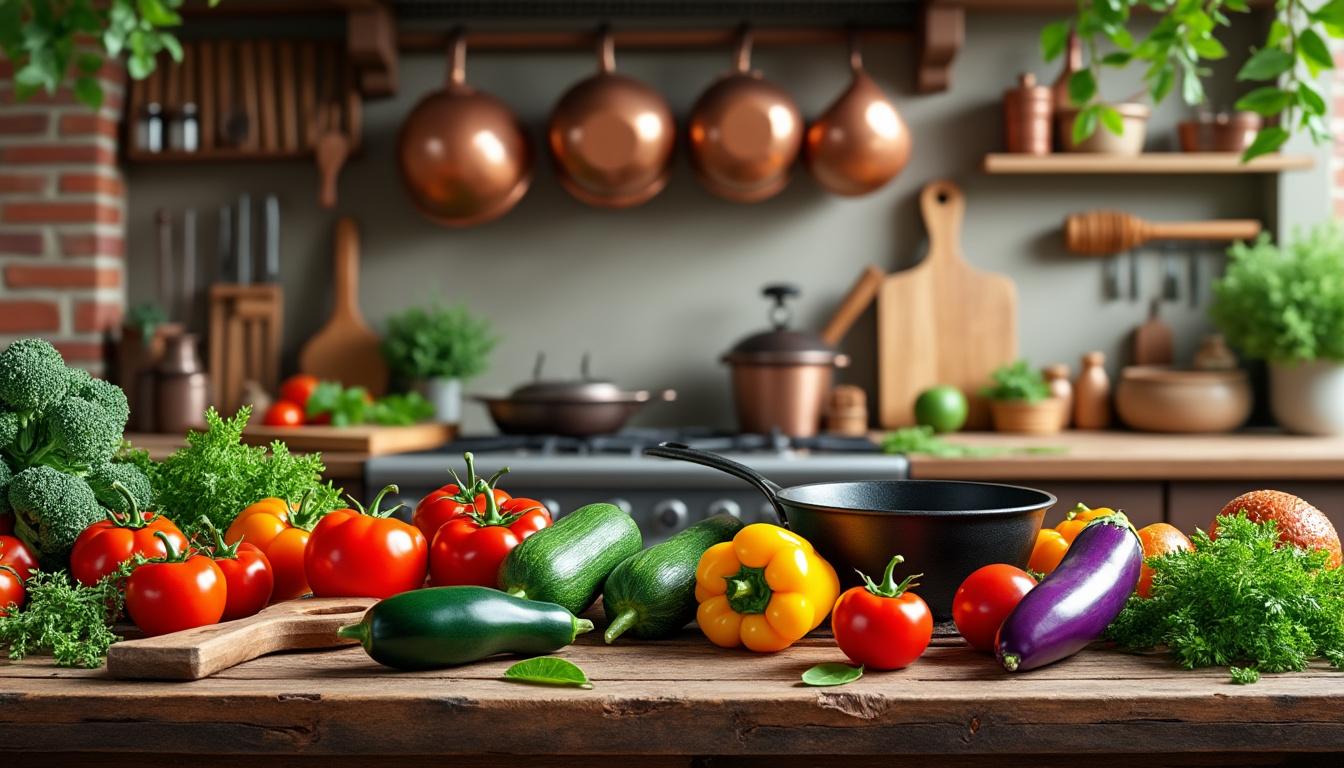 découvrez une entrée de poireaux vinaigrette, suivie d'une polenta au four sublimée au vin rouge et à l’épeautre, et terminez sur une note sucrée avec un clafoutis aux raisins parfumé au citron. un menu savoureux et original à partager !