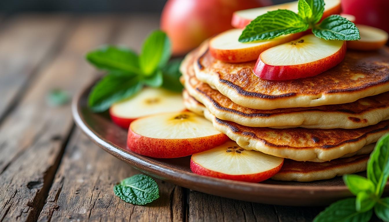 Soupe de panais à la noisette / Quiche rôti aux champignons, riz / Crêpes aux pommes à la menthe découvrez un menu gourmand et réconfortant : savourez une soupe onctueuse de panais à la noisette, une quiche aux champignons rôtis accompagnée de riz, et terminez sur une note sucrée avec des crêpes aux pommes relevées de menthe fraîche.