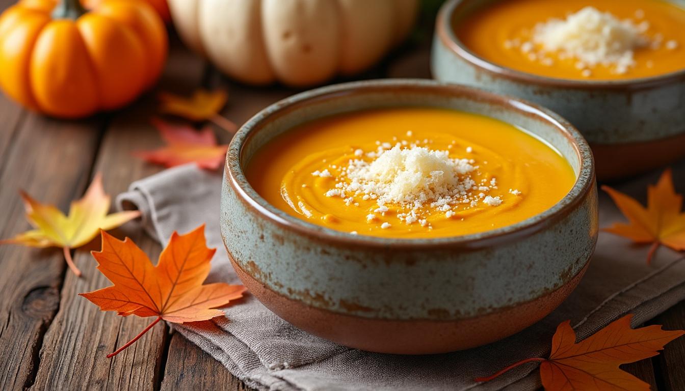 Velouté de courge butternut et parmesan / Lasagnes mijoté aux champignons, riz / Crème brûlée au miel savourez un menu gourmand avec un velouté de courge butternut au parmesan, des lasagnes mijotées aux champignons et riz, suivi d'une crème brûlée délicatement parfumée au miel. un repas raffiné alliant douceur et authenticité.