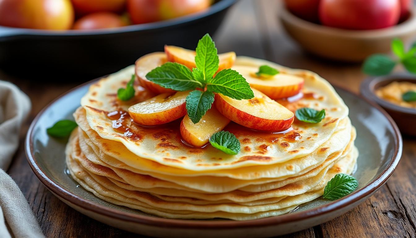 Velouté de potimarron au yaourt / Pintade mijoté aux champignons, riz / Crêpes aux pommes à la menthe découvrez un menu savoureux : velouté de potimarron onctueux au yaourt, pintade mijotée aux champignons accompagnée de riz, et crêpes aux pommes parfumées à la menthe pour une touche gourmande et fraîche.