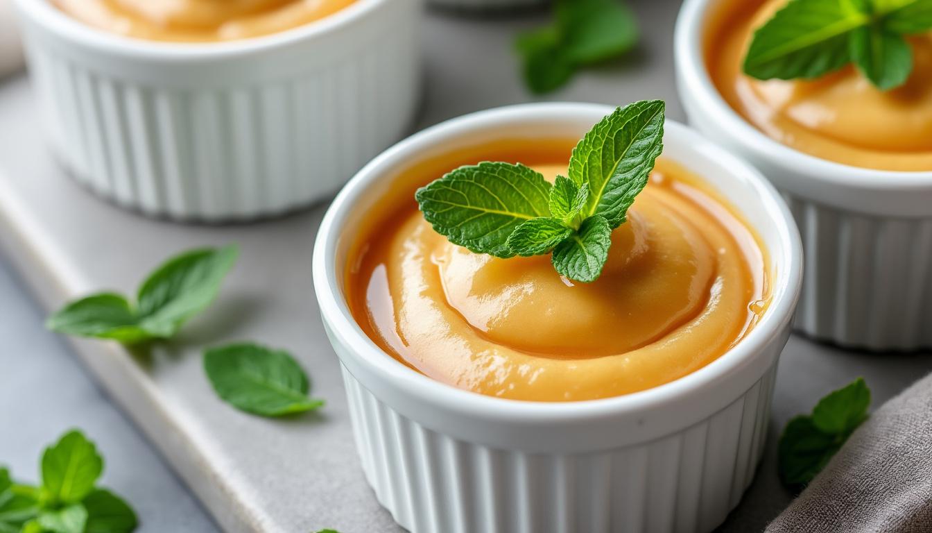 Velouté de topinambours au yaourt / Pintade poêlé aux cèpes, légumes rôtis / Crème caramel à la menthe découvrez un menu raffiné : velouté de topinambours onctueux au yaourt, pintade poêlée aux cèpes et légumes rôtis, suivi d’une crème caramel subtilement parfumée à la menthe.