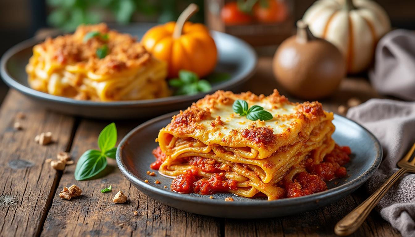 Poireaux vinaigrette au yaourt / Lasagnes mijoté aux cèpes, gratin de potimarron / Riz au lait à la vanille au miel découvrez un menu savoureux : poireaux vinaigrette au yaourt, lasagnes mijotées aux cèpes, gratin de potimarron, et un délicieux riz au lait à la vanille et au miel. un repas gourmand et réconfortant !